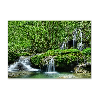 Glass art print Cascades