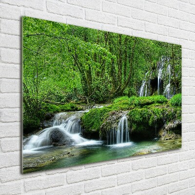 Glass art print Cascades