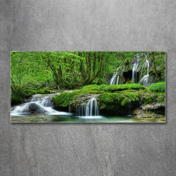 Glass art print Cascades