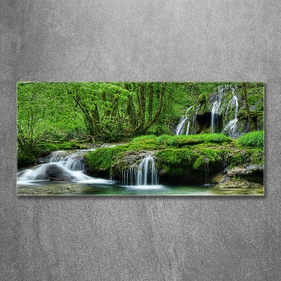 Glass art print Cascades