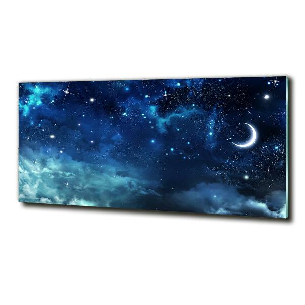 Glass art picture Starry sky