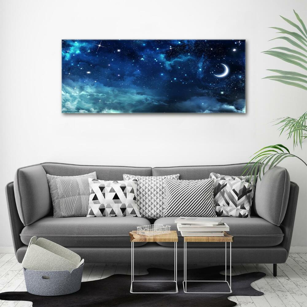 Glass art picture Starry sky