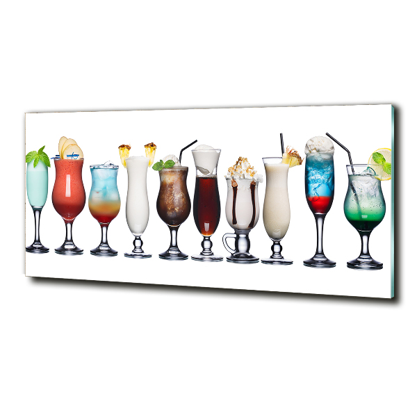 Wall art on glass Drink set