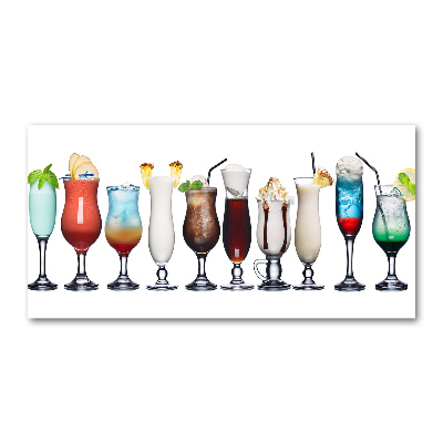 Wall art on glass Drink set