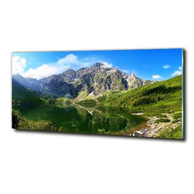 Glass art print Morskie oko tatry