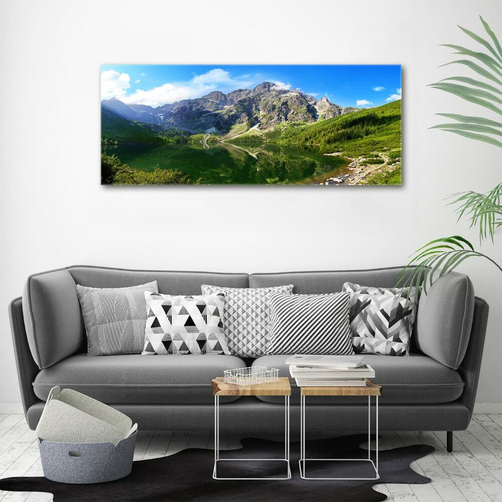 Glass art print Morskie oko tatry