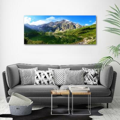 Glass art print Morskie oko tatry