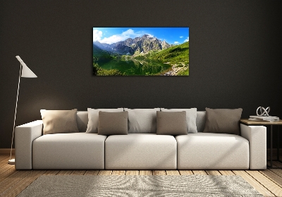 Glass art print Morskie oko tatry