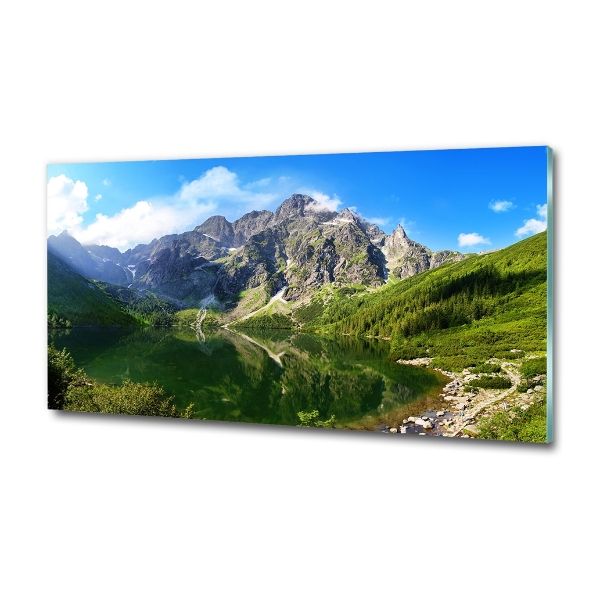 Glass art print Morskie oko tatry