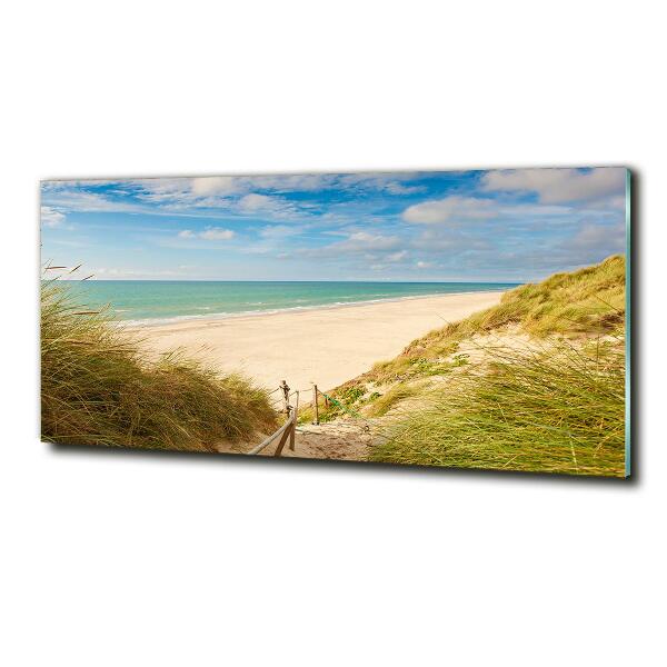 Photo printed on glass Coastal dunes