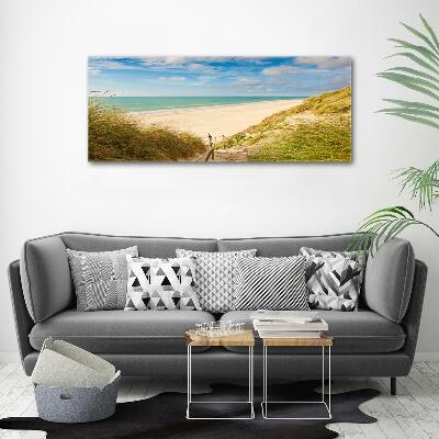 Photo printed on glass Coastal dunes