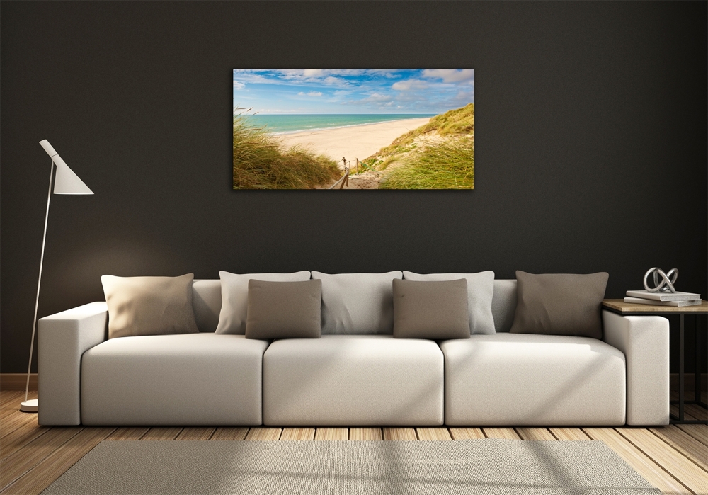 Photo printed on glass Coastal dunes