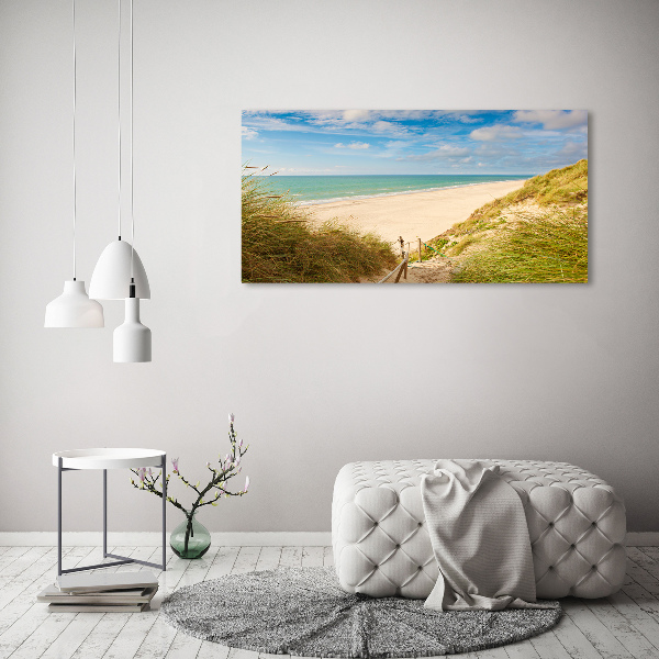 Photo printed on glass Coastal dunes