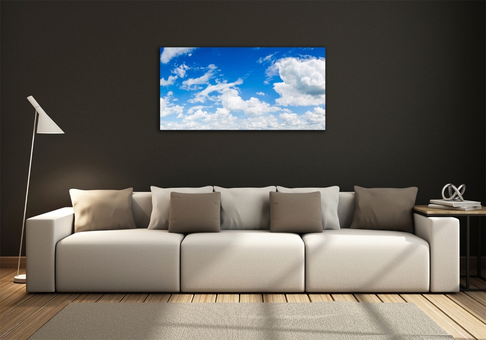 Photo printed on glass Clouds in the sky