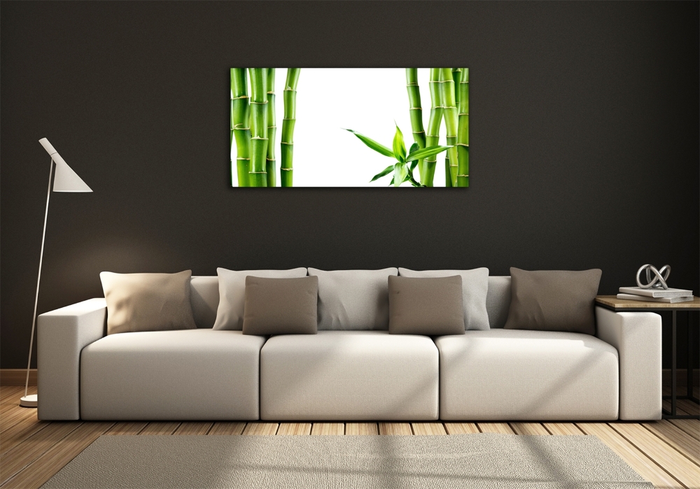 Glass wall art Bamboo