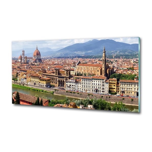 Glass picture print Florence italy