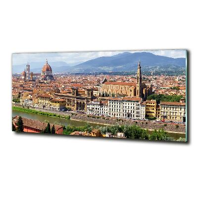 Glass picture print Florence italy