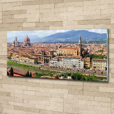 Glass picture print Florence italy