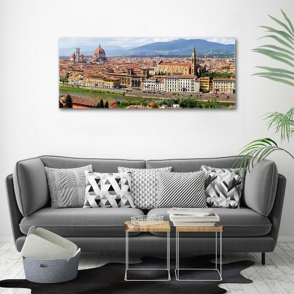 Glass picture print Florence italy