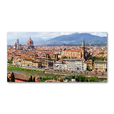 Glass picture print Florence italy