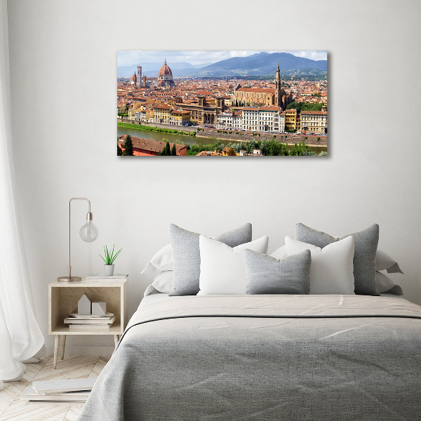 Glass picture print Florence italy