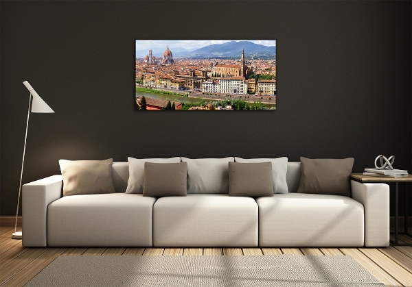 Glass picture print Florence italy