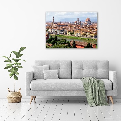 Glass picture print Florence italy