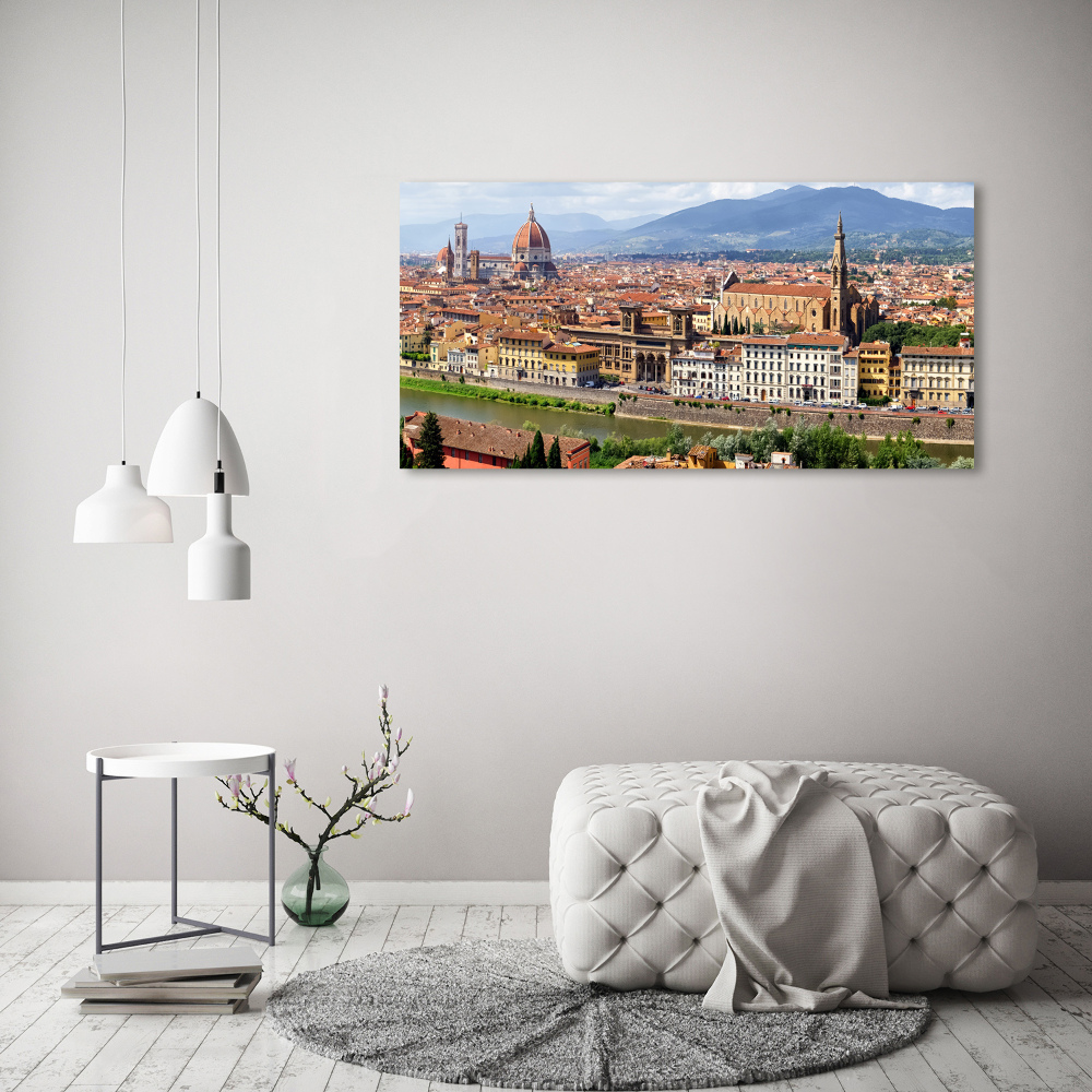 Glass picture print Florence italy