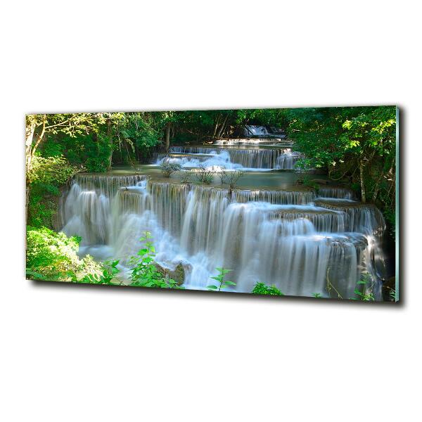 Photo printed on glass Waterfall