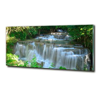 Photo printed on glass Waterfall