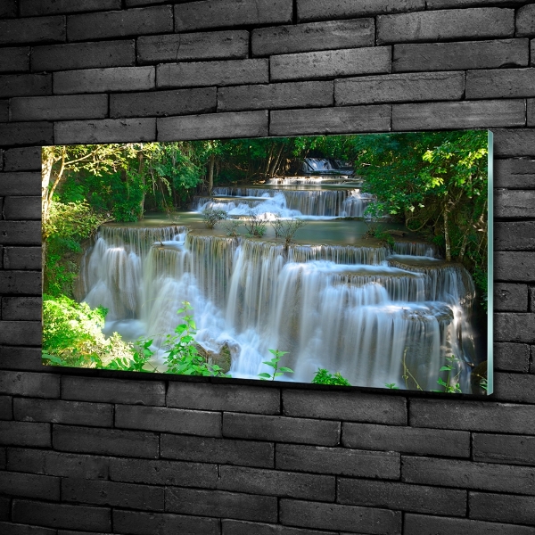 Photo printed on glass Waterfall