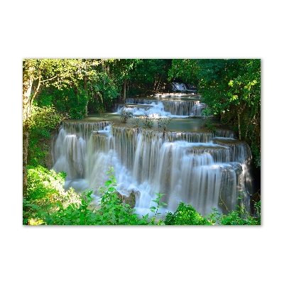 Photo printed on glass Waterfall