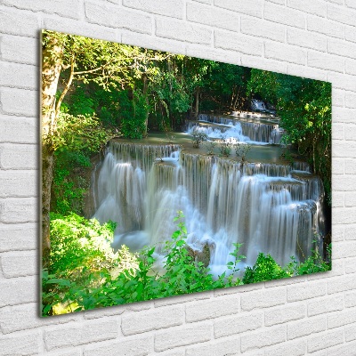 Photo printed on glass Waterfall