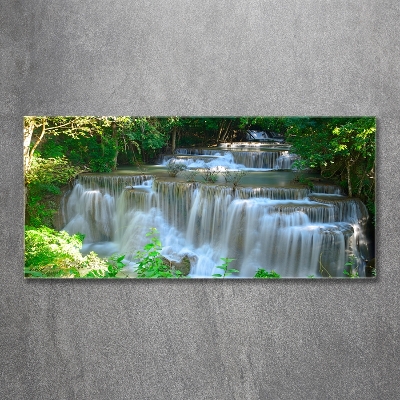 Photo printed on glass Waterfall