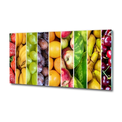 Glass wall art Fruit