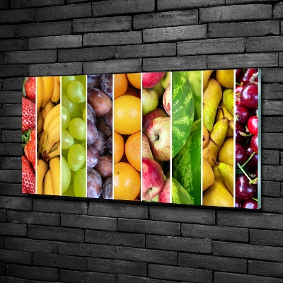 Glass wall art Fruit