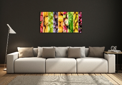 Glass wall art Fruit