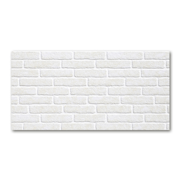 Glass art print Brick wall