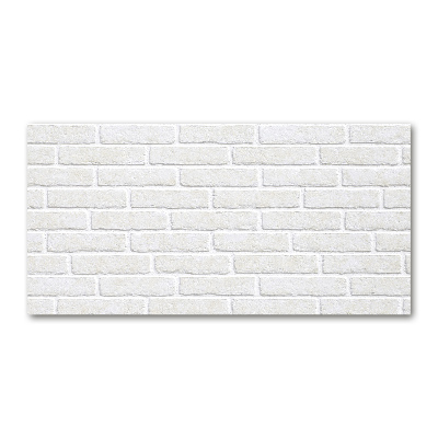 Glass art print Brick wall