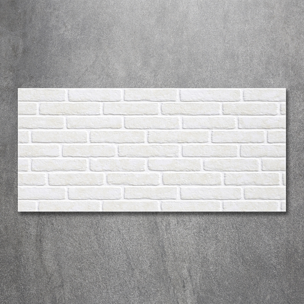 Glass art print Brick wall