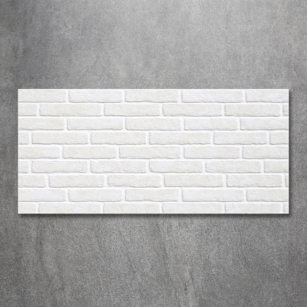 Glass art print Brick wall