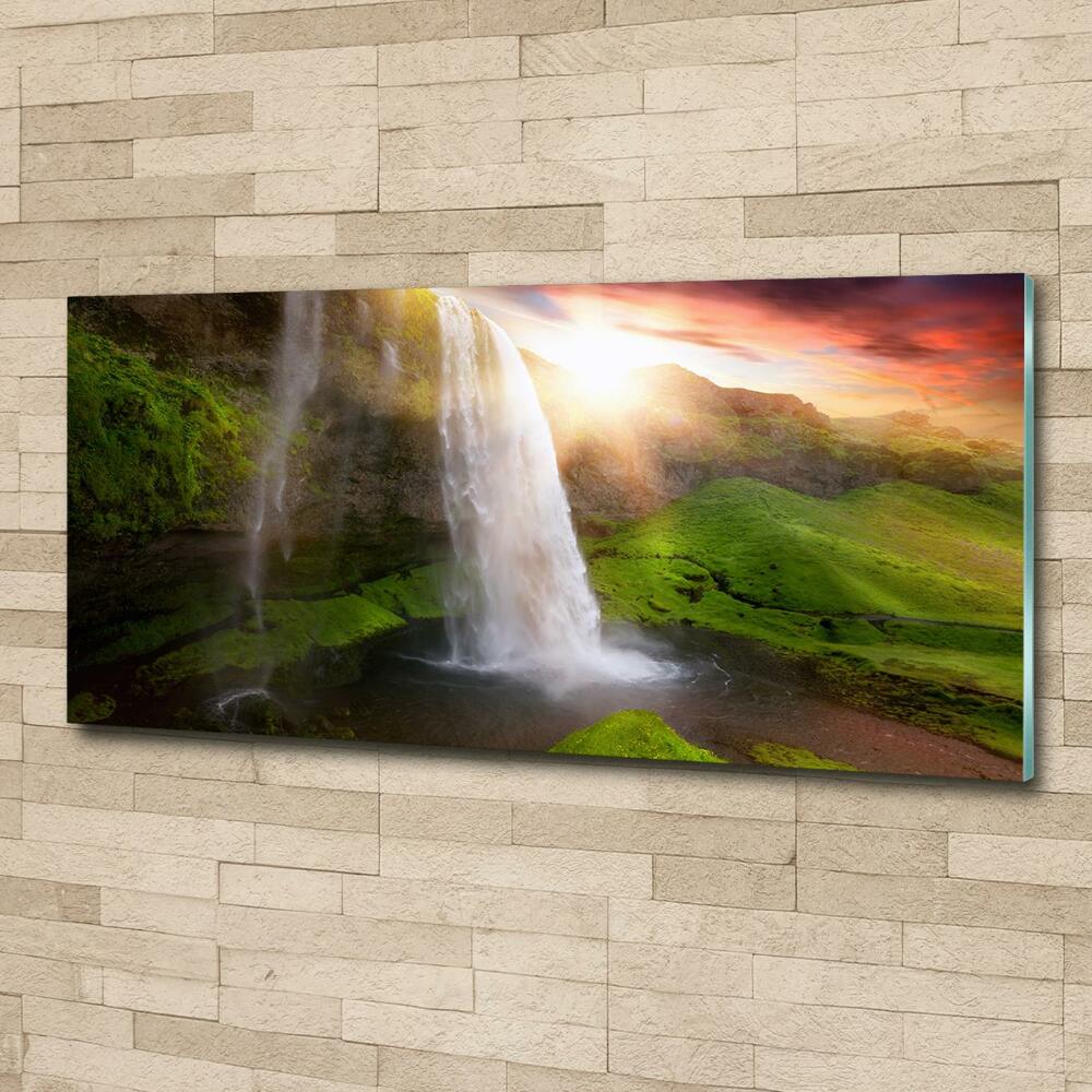 Photo printed on glass Waterfall