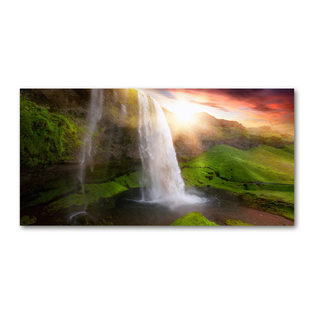 Photo printed on glass Waterfall