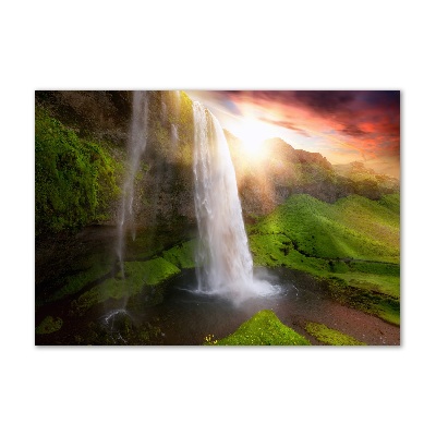 Photo printed on glass Waterfall