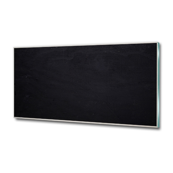 Glass art picture Black board