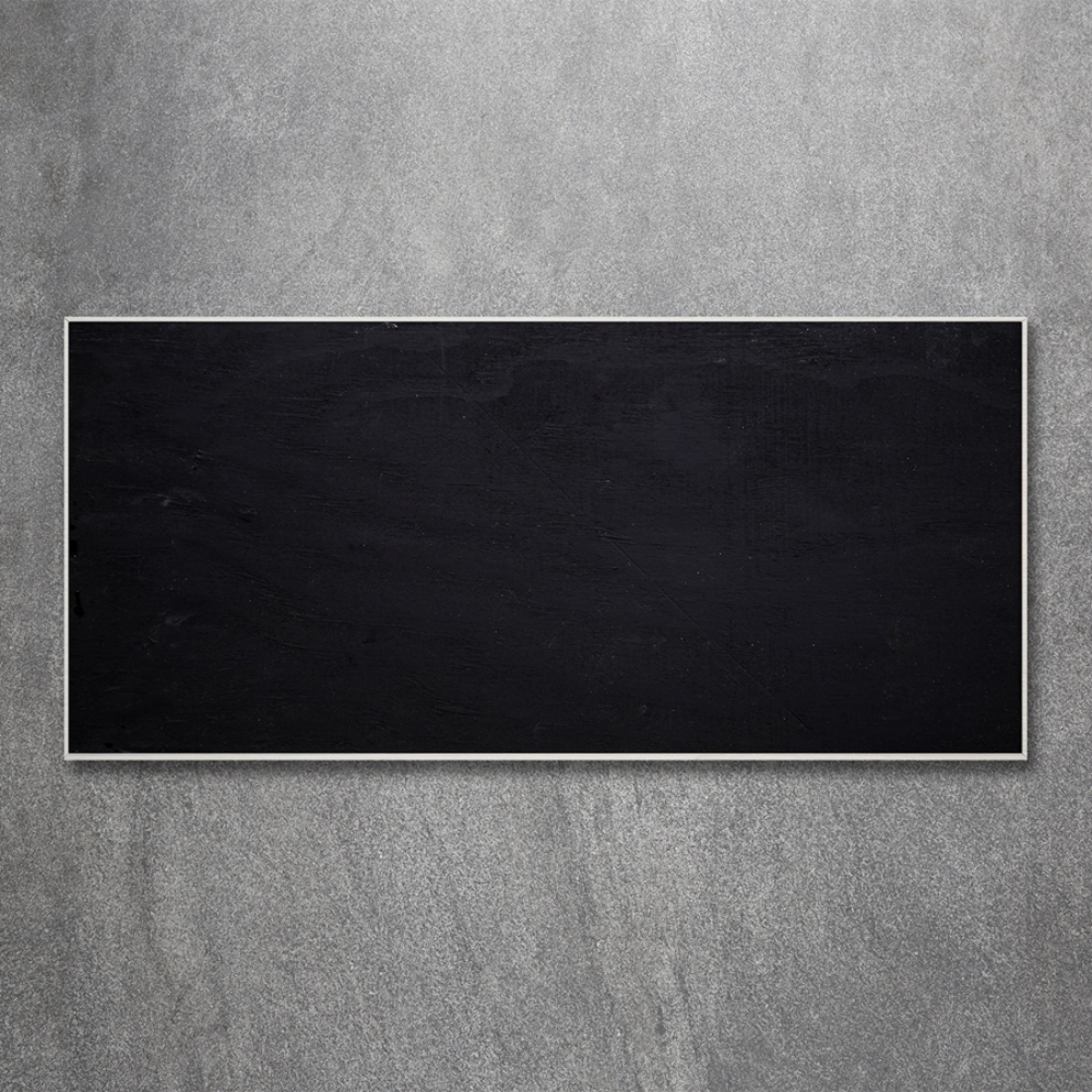 Glass art picture Black board