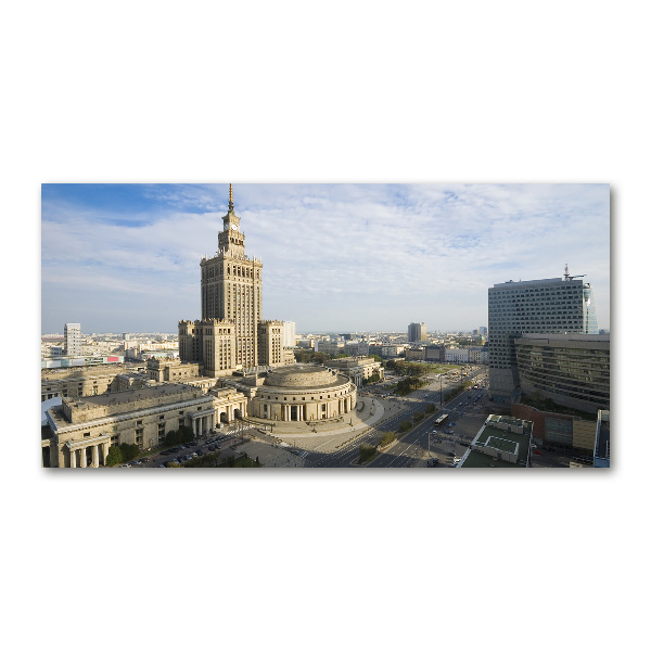 Wall art on glass Palace of culture