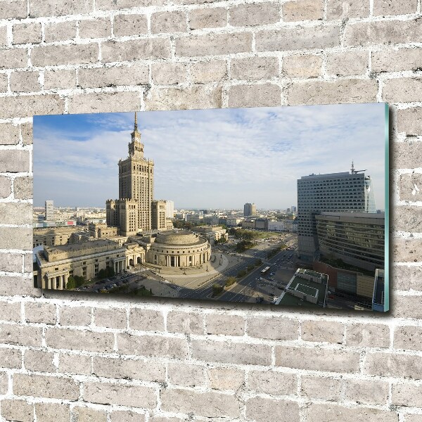 Wall art on glass Palace of culture