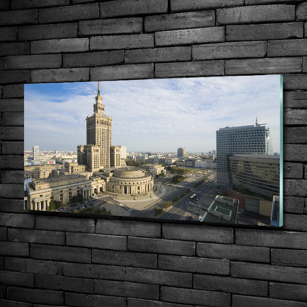 Wall art on glass Palace of culture