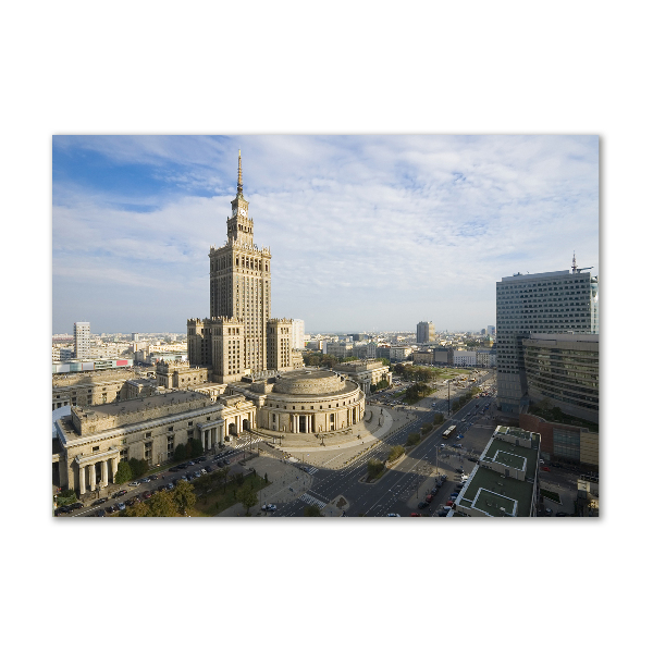 Wall art on glass Palace of culture